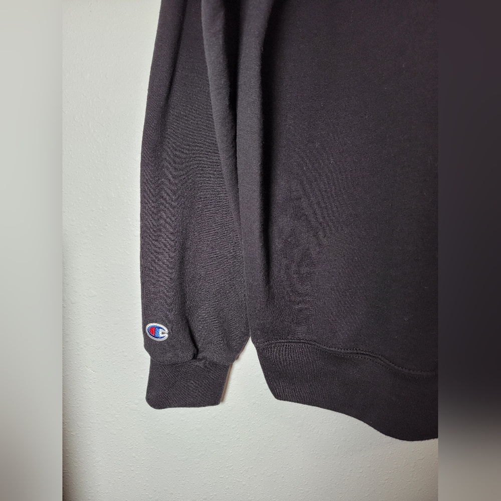 SOLD Champion University of Colorado College Black Sweatshirt Hoodie Size Large - Picture 8 of 12